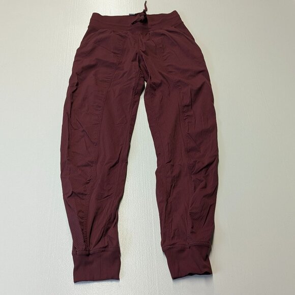 Lululemon Dance Studio Jogger Size 2 Color *Deep Rouge - Picture 1 of 10